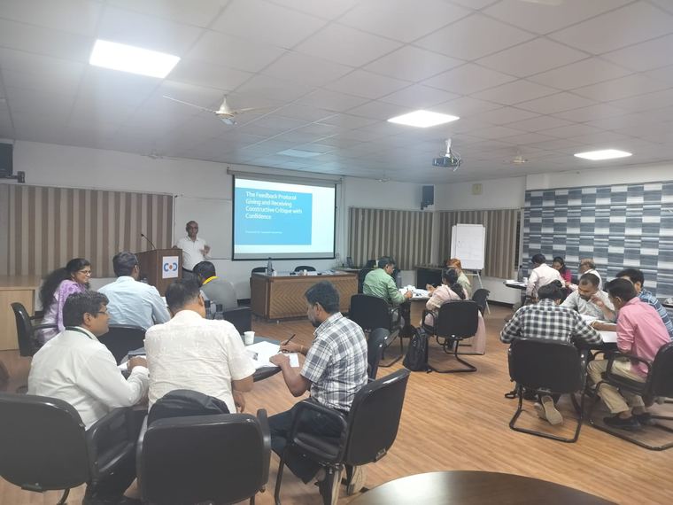 Behavioural skills workshop on giving and receiving constructive feedback with confidence