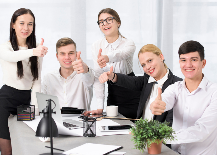 Illustration of students progressing from campus learning to industry careers